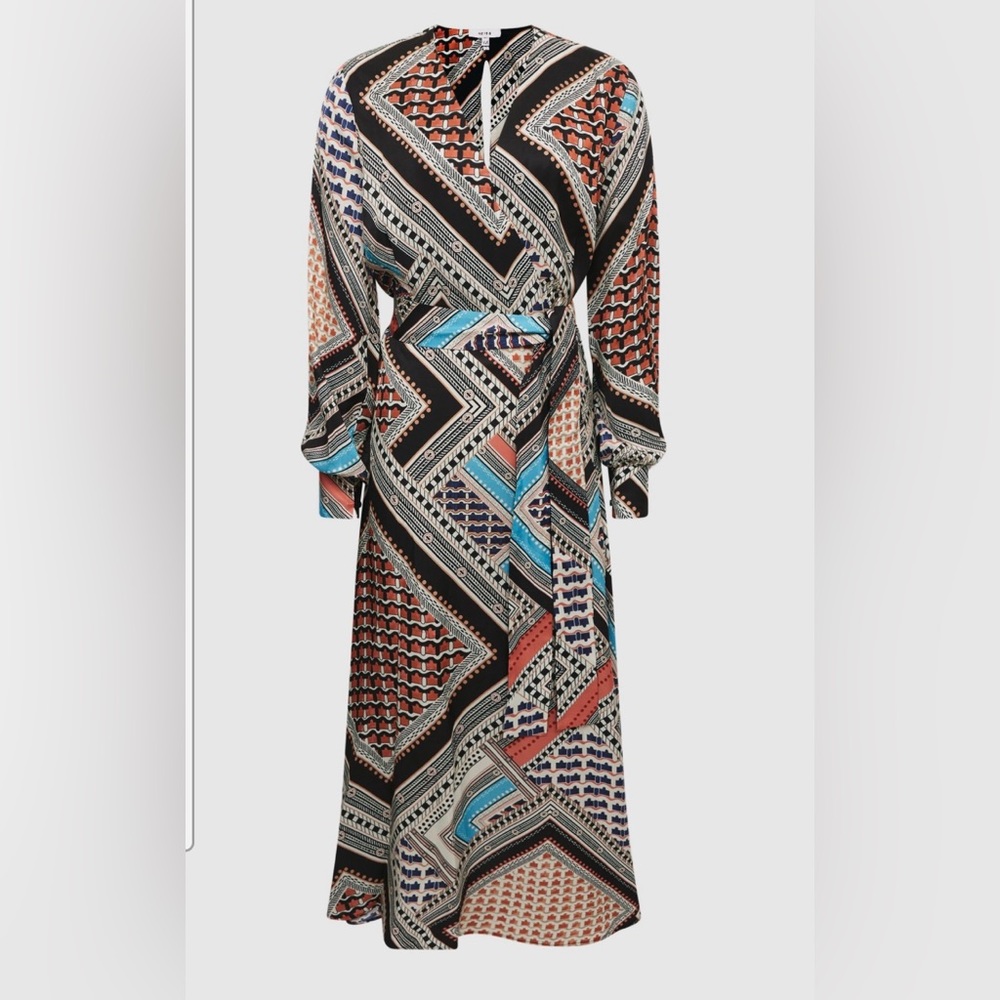 Reiss size 6 midi dress.